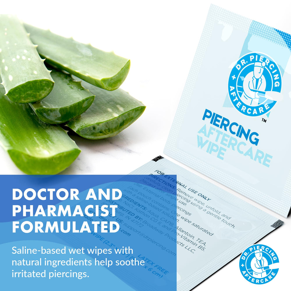 DR. PIERCING AFTERCARE: Limpieza suave para piercings en orejas.