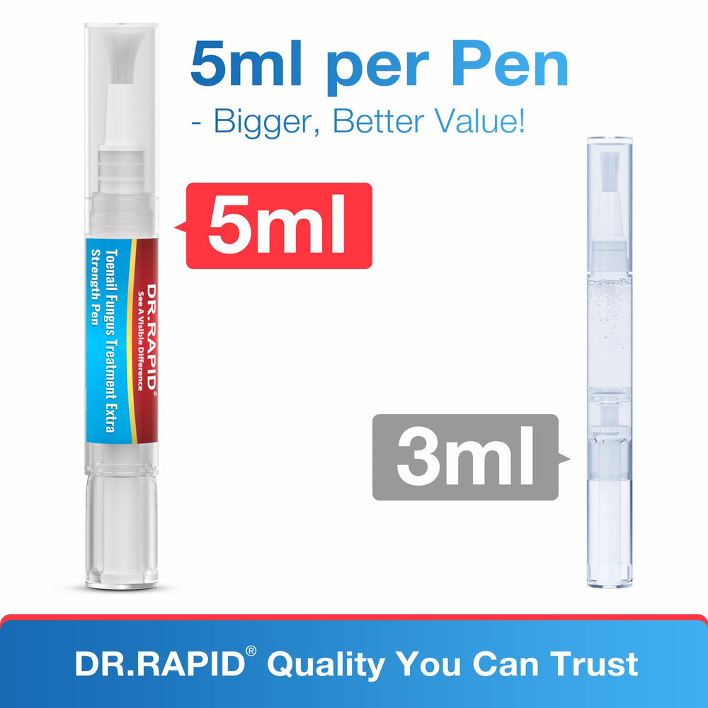 DR.RAPID nail repair pen strengthens weak nails.