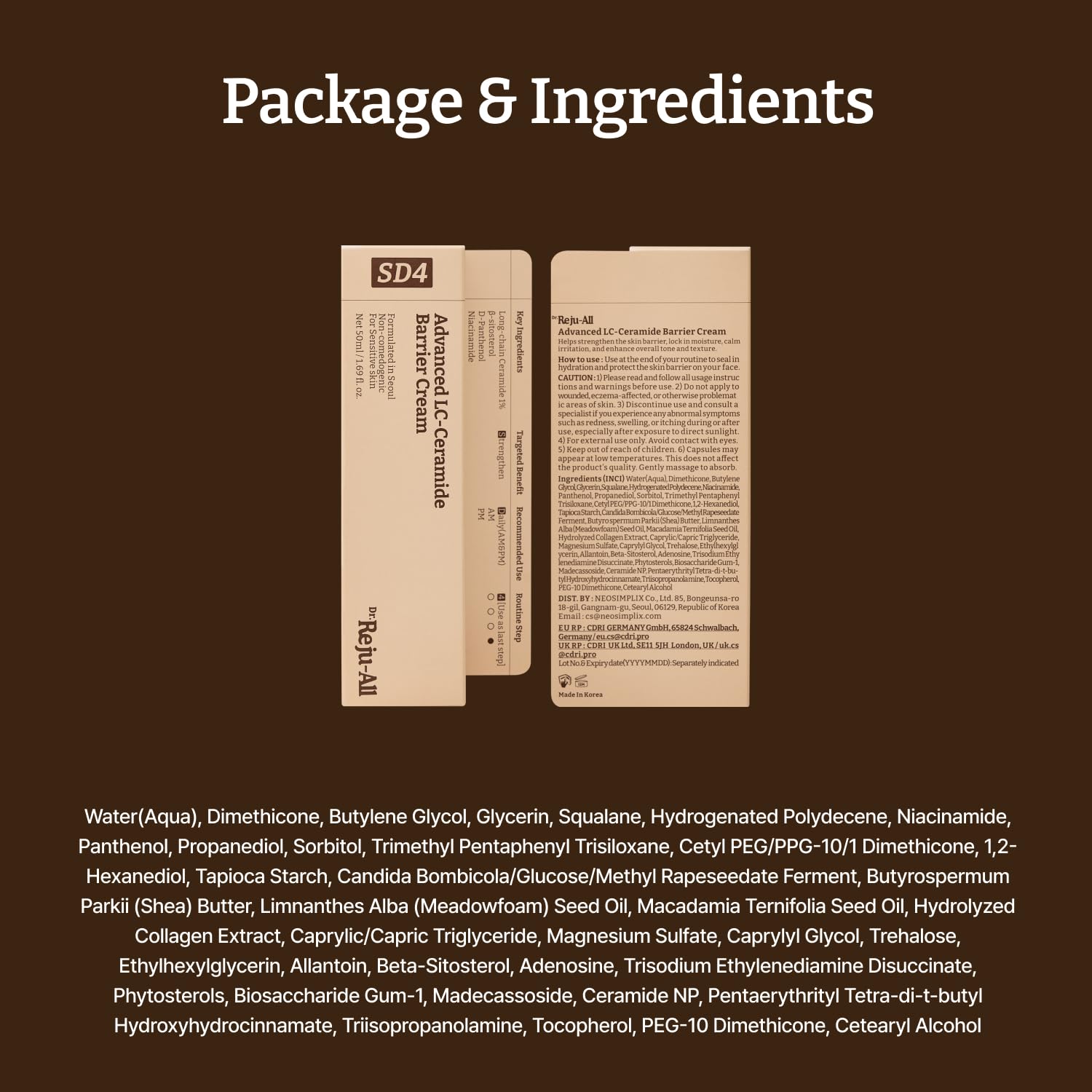 Dr. Reju-All minimal application demonstrates fast absorption.