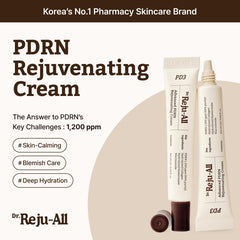 Dr.Reju-All PDRN Rejuvenating Cream jar close-up with smooth texture
