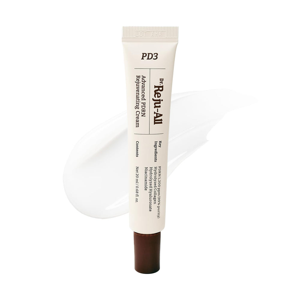 Dr.Reju-All PDRN Rejuvenating Cream bottle shows premium packaging for daily skin nourishment