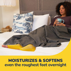 Dr. Scholl's overnight foot cream tube ready for nightly application.