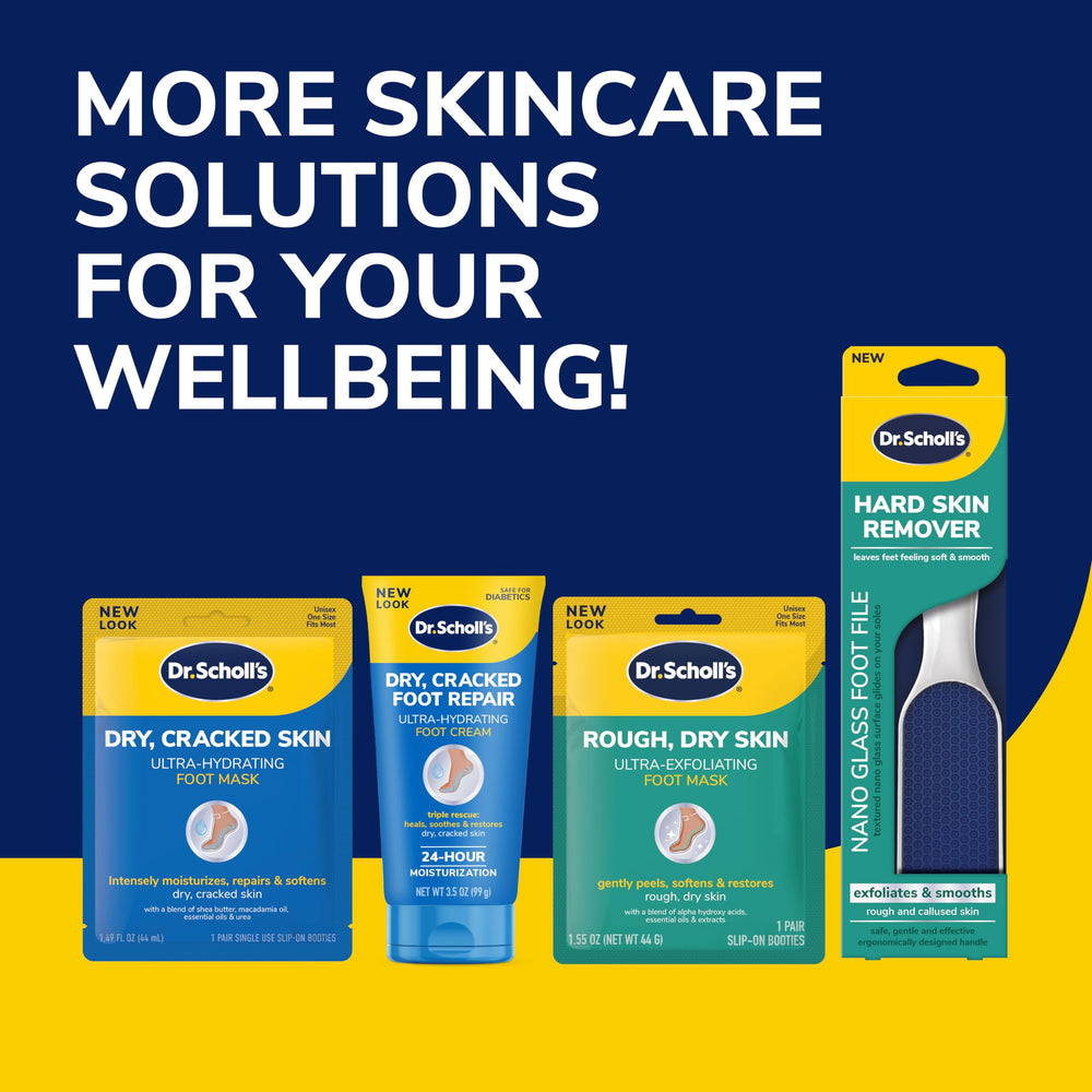 Dr. Scholl's packaging box shows full kit contents.