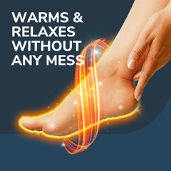 Dr. Scholl's aceites de shea, lavanda y menta humectan y revitalizan la piel.