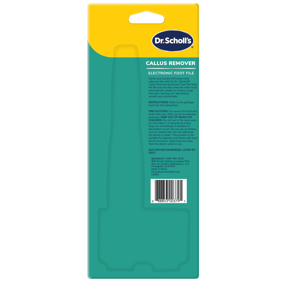 Dr. Scholl's Callus Remover suitable for both women and men at home.