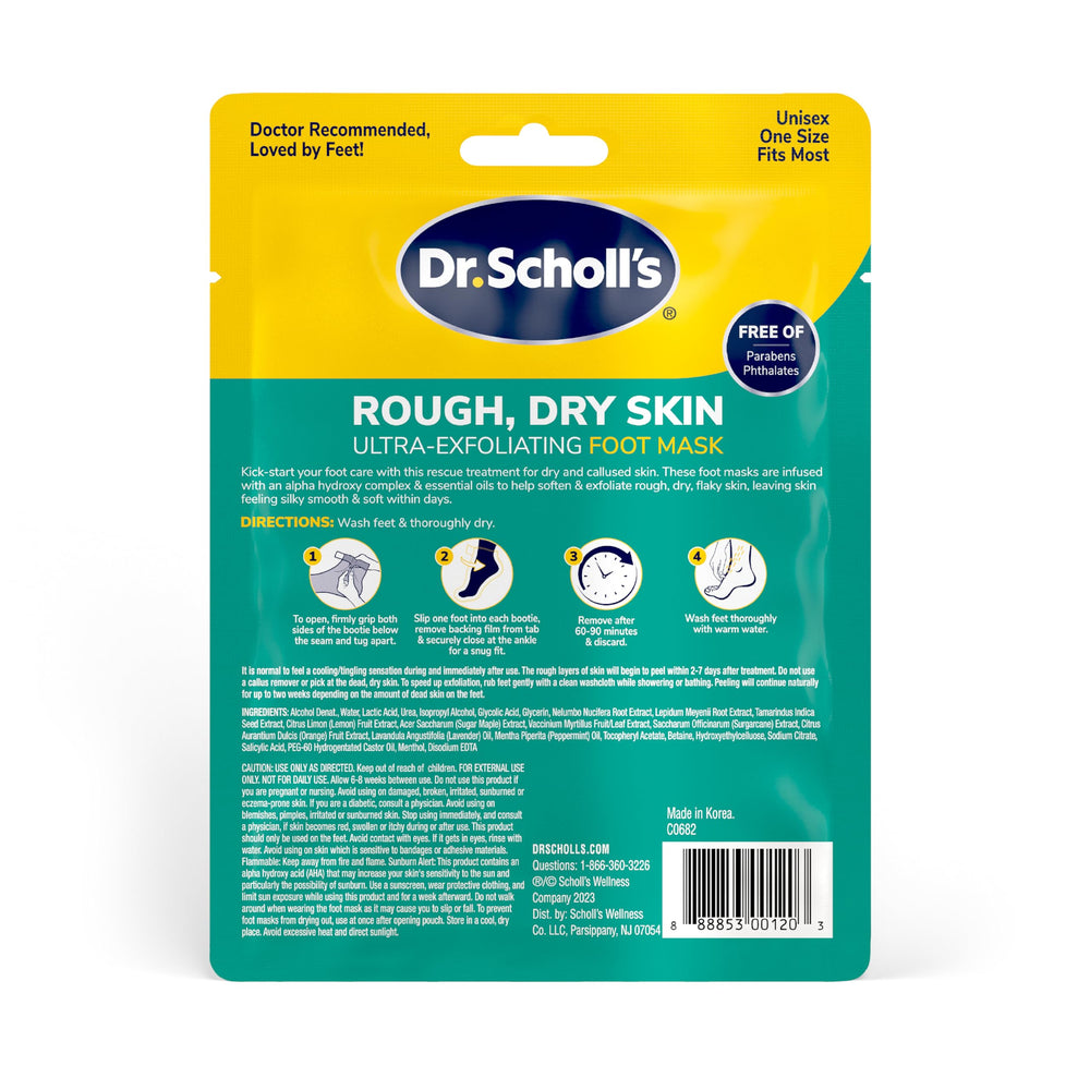 Dr. Scholl's pack 3 pares, cuidado continuo de los pies durante semanas.