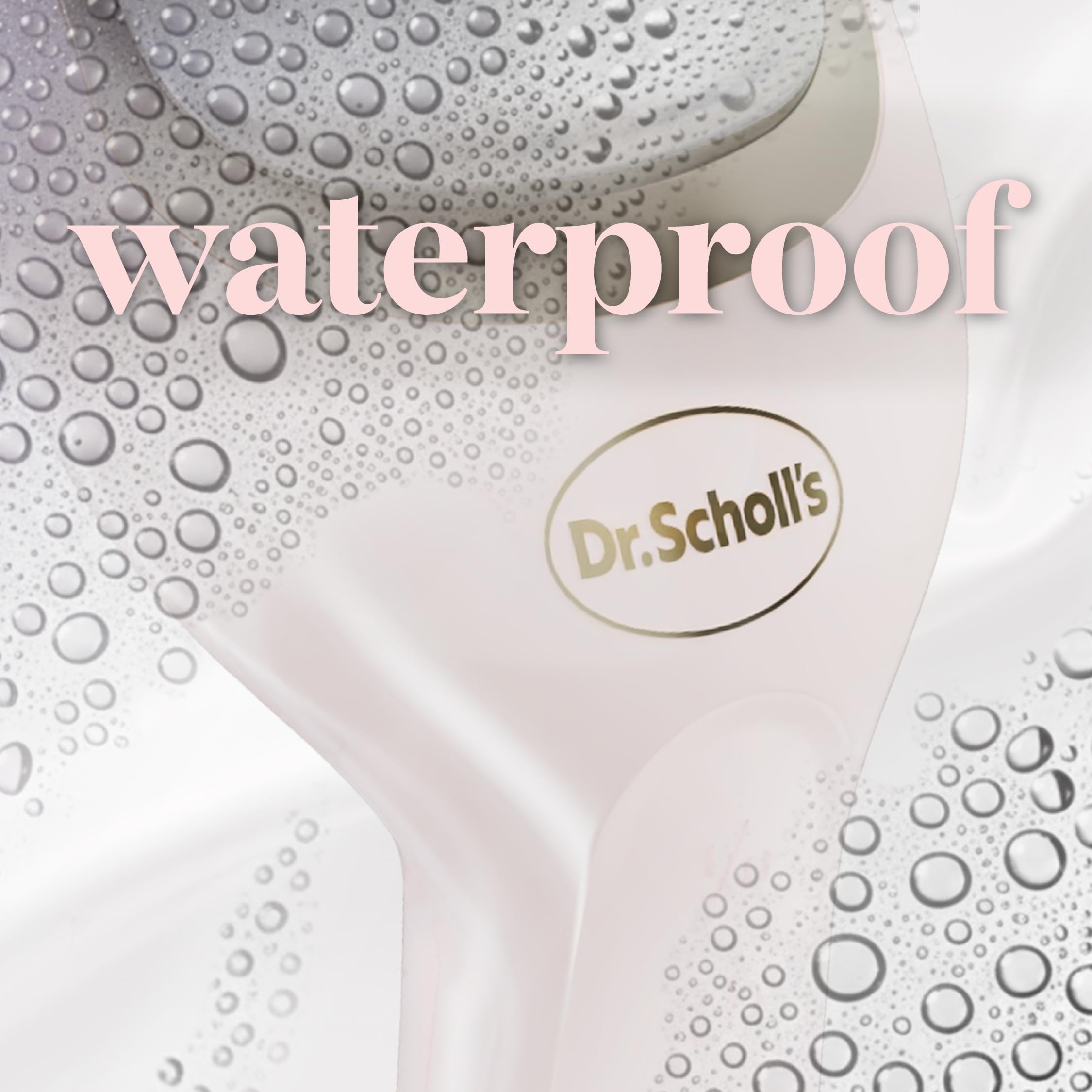 Dr. Scholl's Pedi Perfect contoured roller head targeting heels for precision.