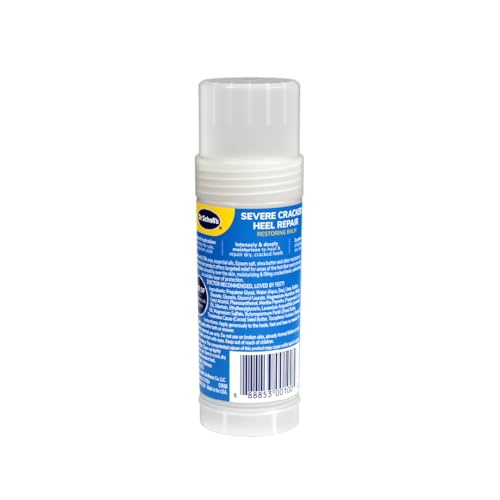 Dr. Scholl's Severe Cracked Heel Repair Balm compact-looking packaging visible