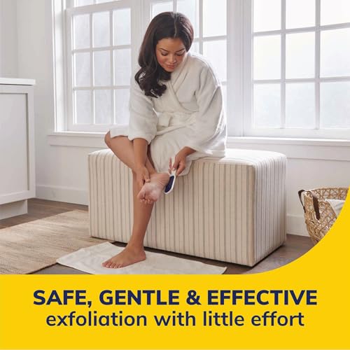Dr. Scholl's foot file with soft-touch handle for comfortable grip.