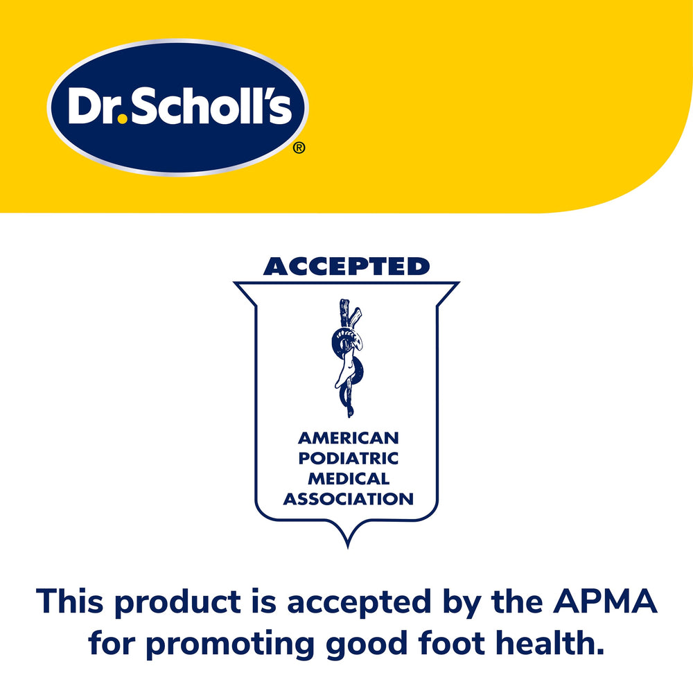 Blue and pink color-pack display of Dr. Scholl's Soothing Spa socks.