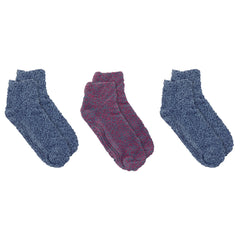 Close-up of gripper sole on Dr. Scholl's Soothing Spa socks for slip resistance.