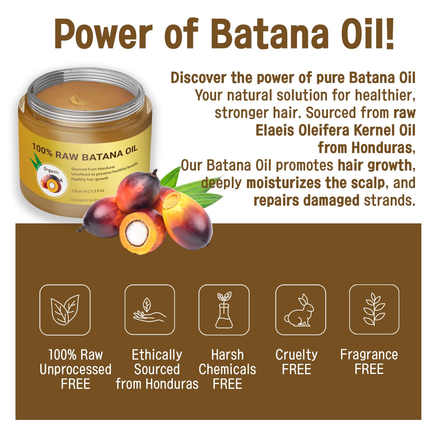 Cabello suave y brillante gracias a Batana Oil