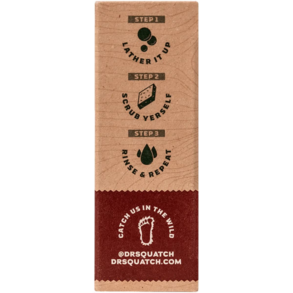 Dr. Squatch Bay Rum, espuma densa, limpieza suave sin químicos agresivos