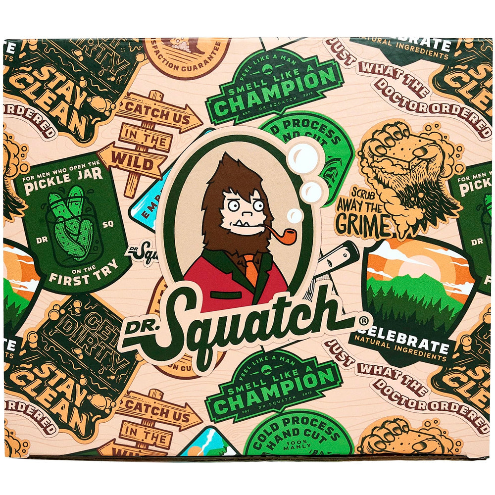 Dr. Squatch aluminum-free deodorant stick for odor control and smooth glide.