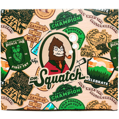 Dr. Squatch aluminum-free deodorant stick for odor control and smooth glide.