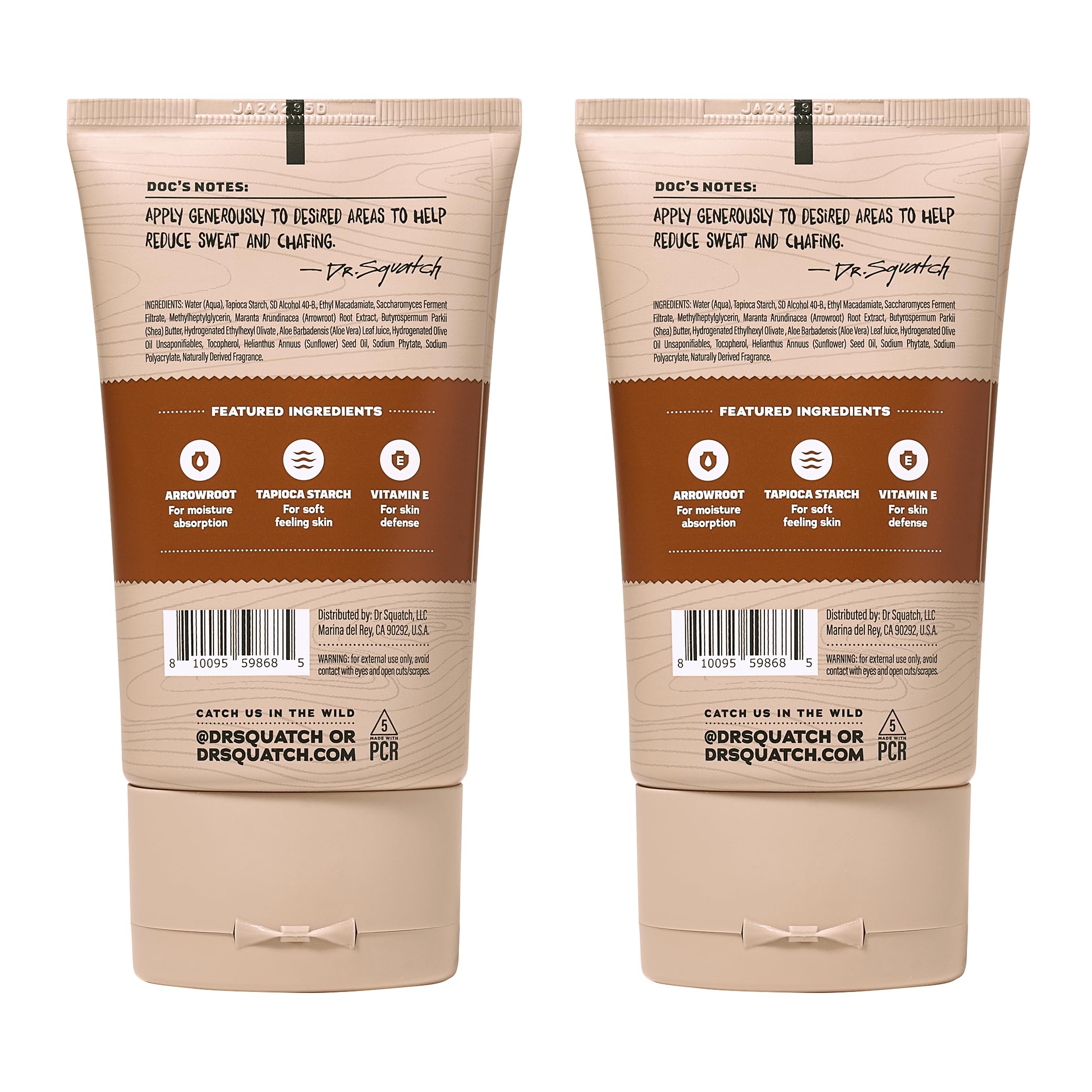 Dermatologist-tested badge communicates skin-friendly formula for diverse skin types.
