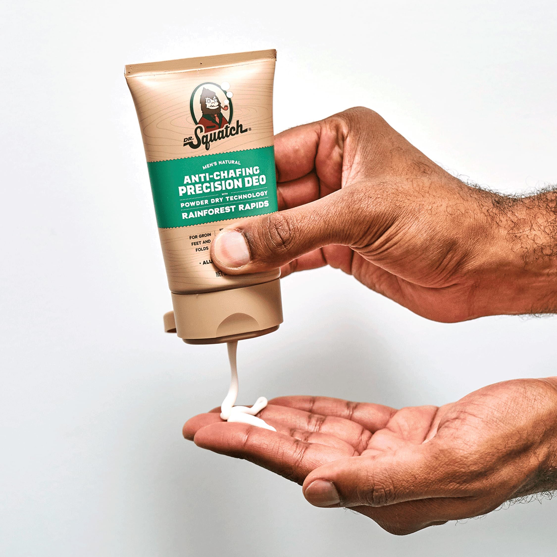 Dr. Squatch dermatologist-tested label indicates skin-friendly formulation.