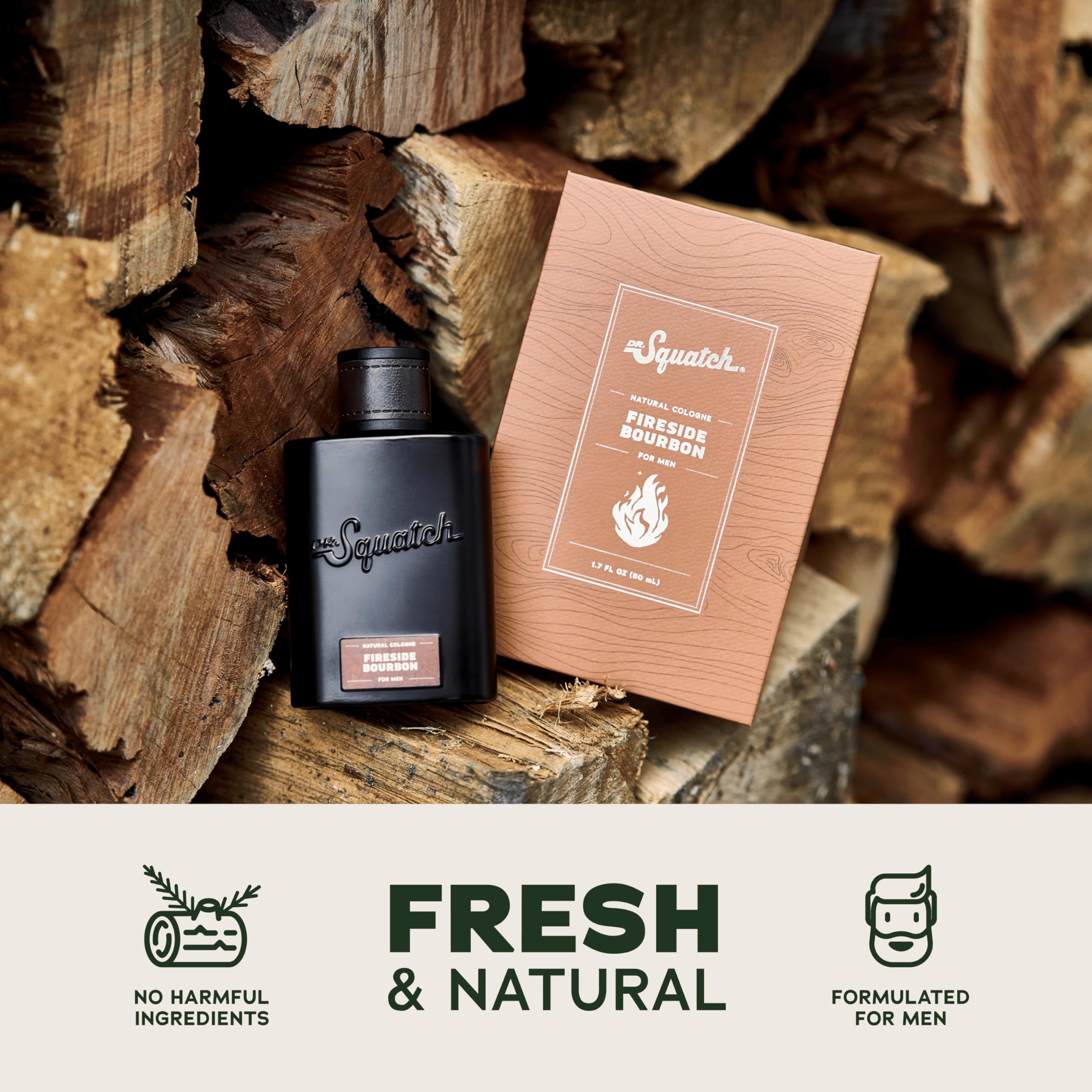 Sustainable packaging box emphasizes upcycled ingredients and quality.