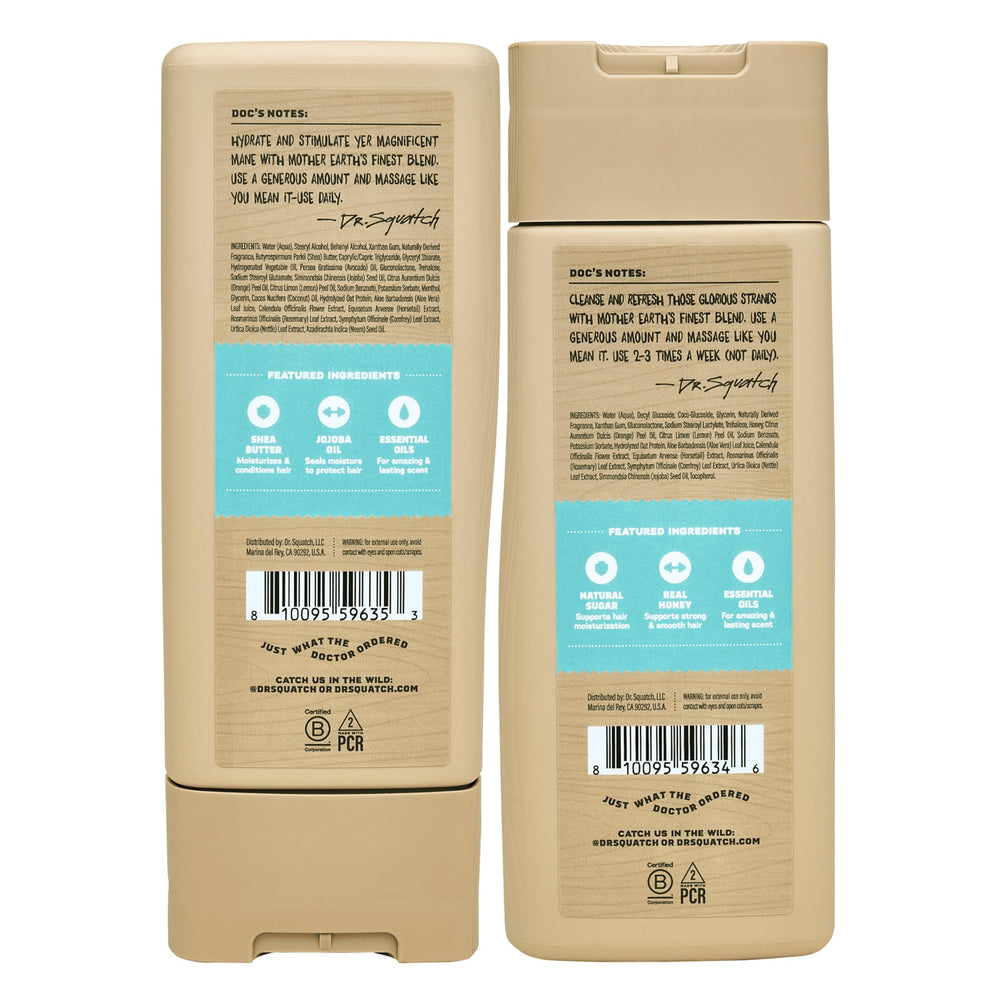 Dr. Squatch jojoba oil ingredient image emphasizing hydrating scalp benefits