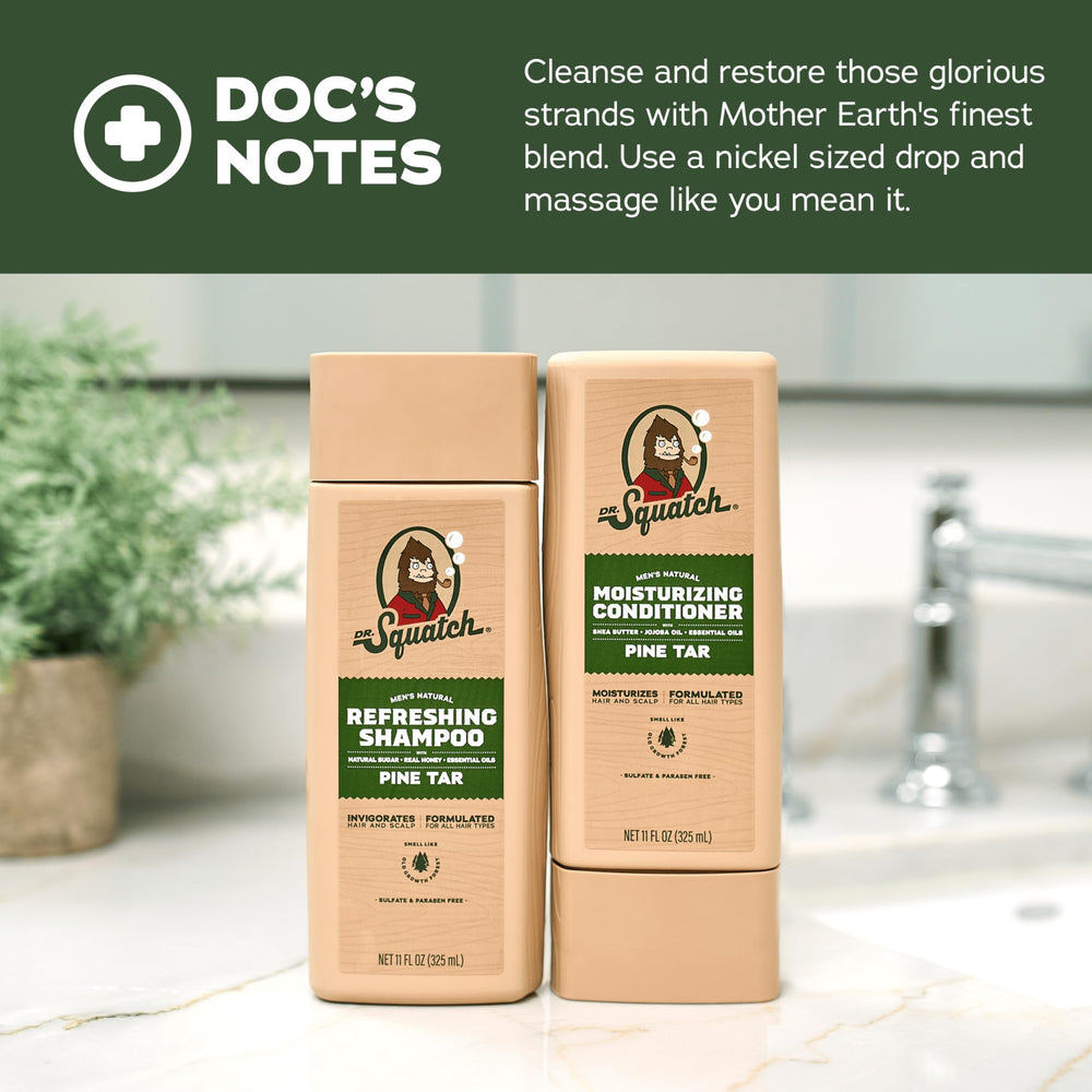 Dr. Squatch ingredients like jojoba oil and avocado nourish hair