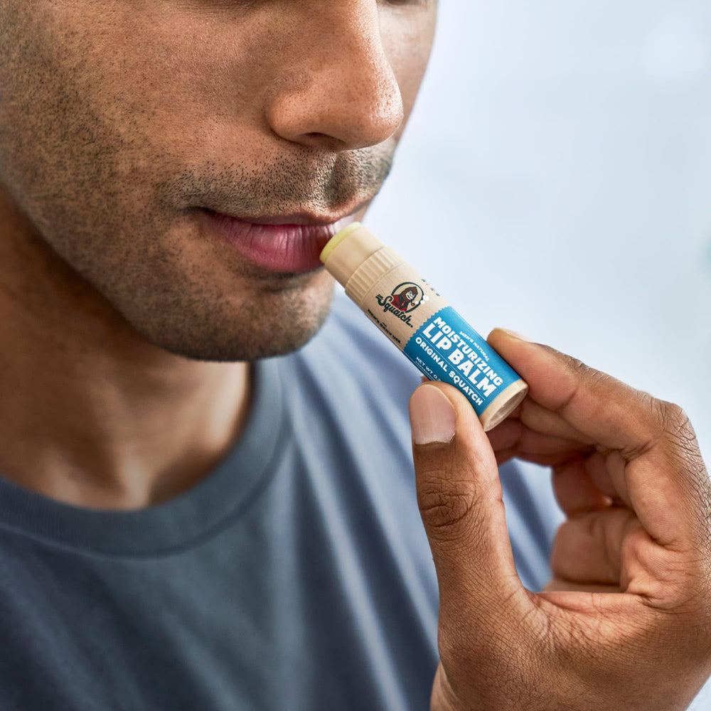 Dr. Squatch Wild Watermelon lip balm stick fruity and revitalizing.