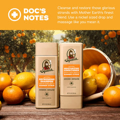 Dr. Squatch natural hair care packaging showing eco-friendly design.