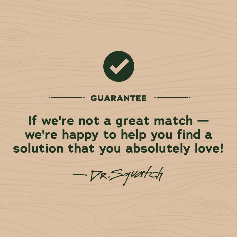 Dr. Squatch 3-pack packaging shows convenient multiple sticks for travel and home