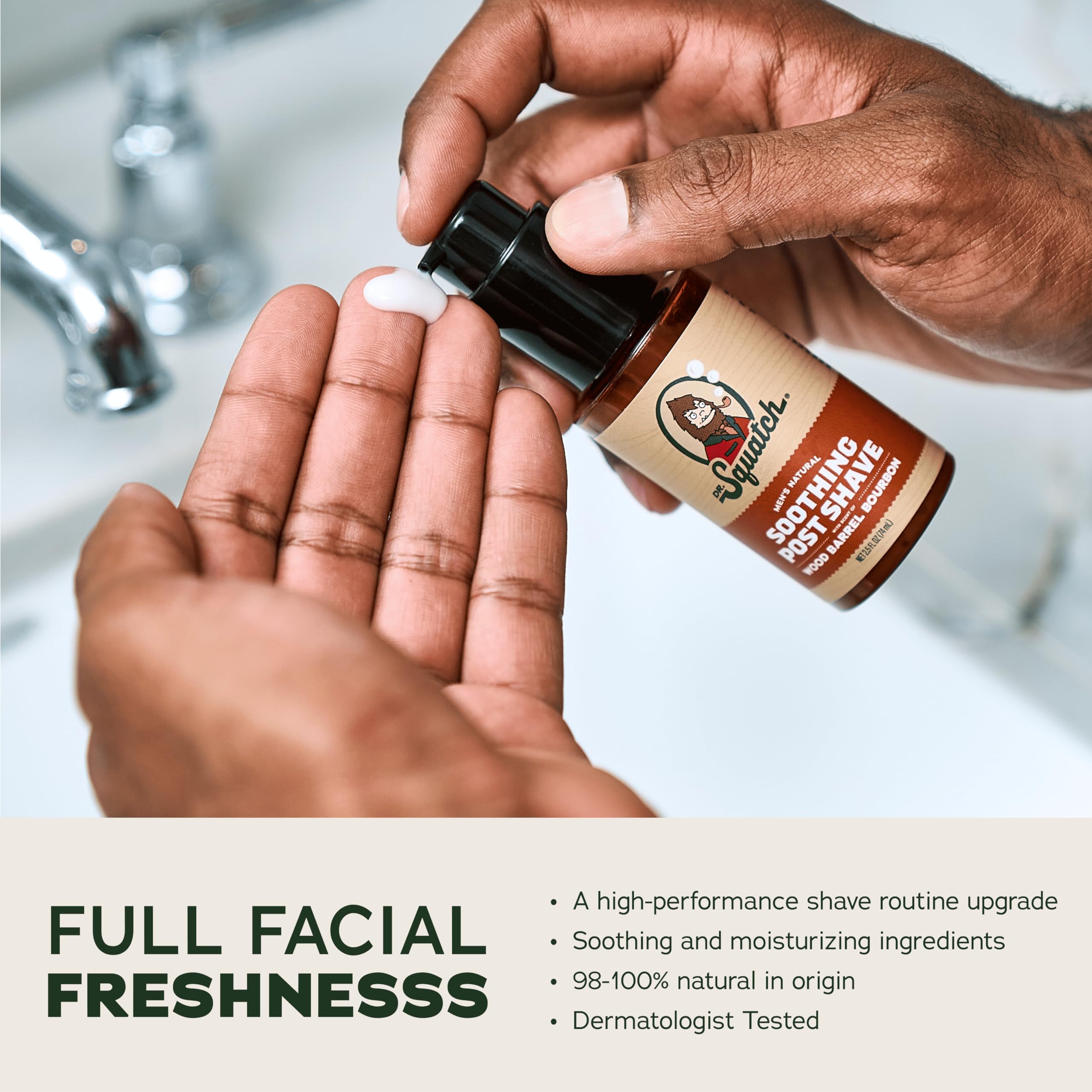 Dr Squatch Shea Butter Macadamia Oil ingredients nourish and protect skin.