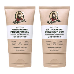 Dr. Squatch Whole Body Deodorant unscented bottle overview for odor control.