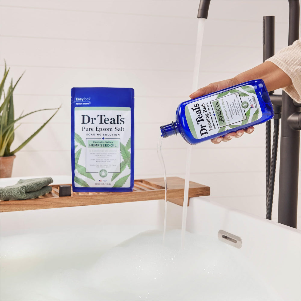 Dr Teal's aceite semilla cannabis Sativa en gota para suavidad de piel