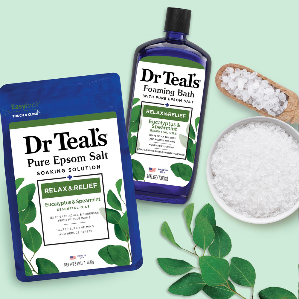 Dr Teal's aceites eucalipto y menta despiertan sentidos