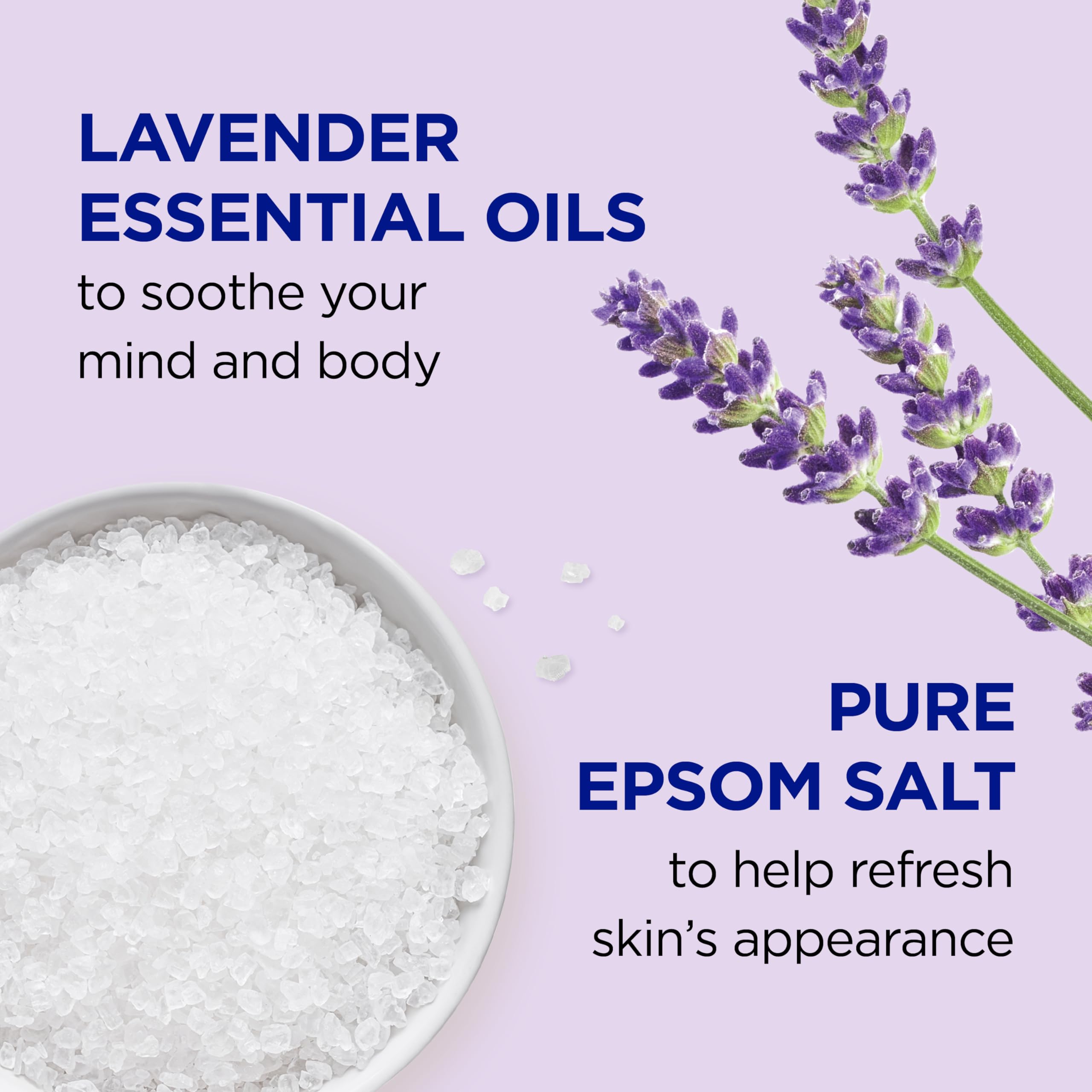 Dr Teal's lavanda, burbujas suaves para un momento spa en casa.