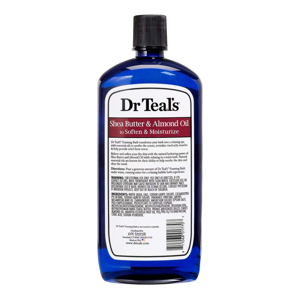 Dr Teal's Aceite de Coco: hidratación nutritiva y espuma cremosa