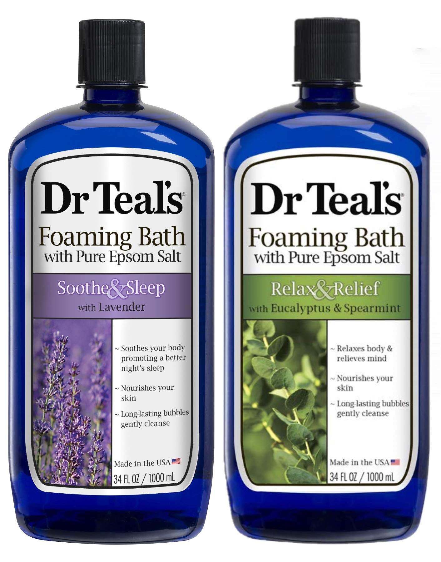Dr Teal’s Bano Espumoso Lavanda: aroma suave para relajar la mente.