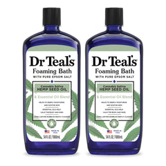 Dr Teal's baño espumoso con sal Epsom y cannabis Sativa en botella para relajación