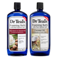 Dr Teal's Baño Espumoso Variedad Regalo: spa en casa para dos botellas
