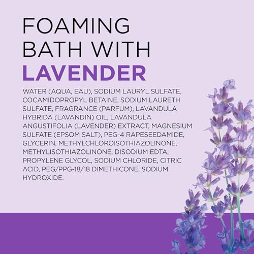 Baño relajante con lavanda en tina, Dr Teal's.