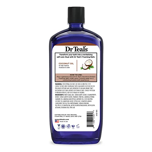 Dr Teal's bano cremoso con coco para piel suave