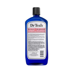 Dr Teal's bergamot and sweet orange oils enhance a refreshing aroma during bath.