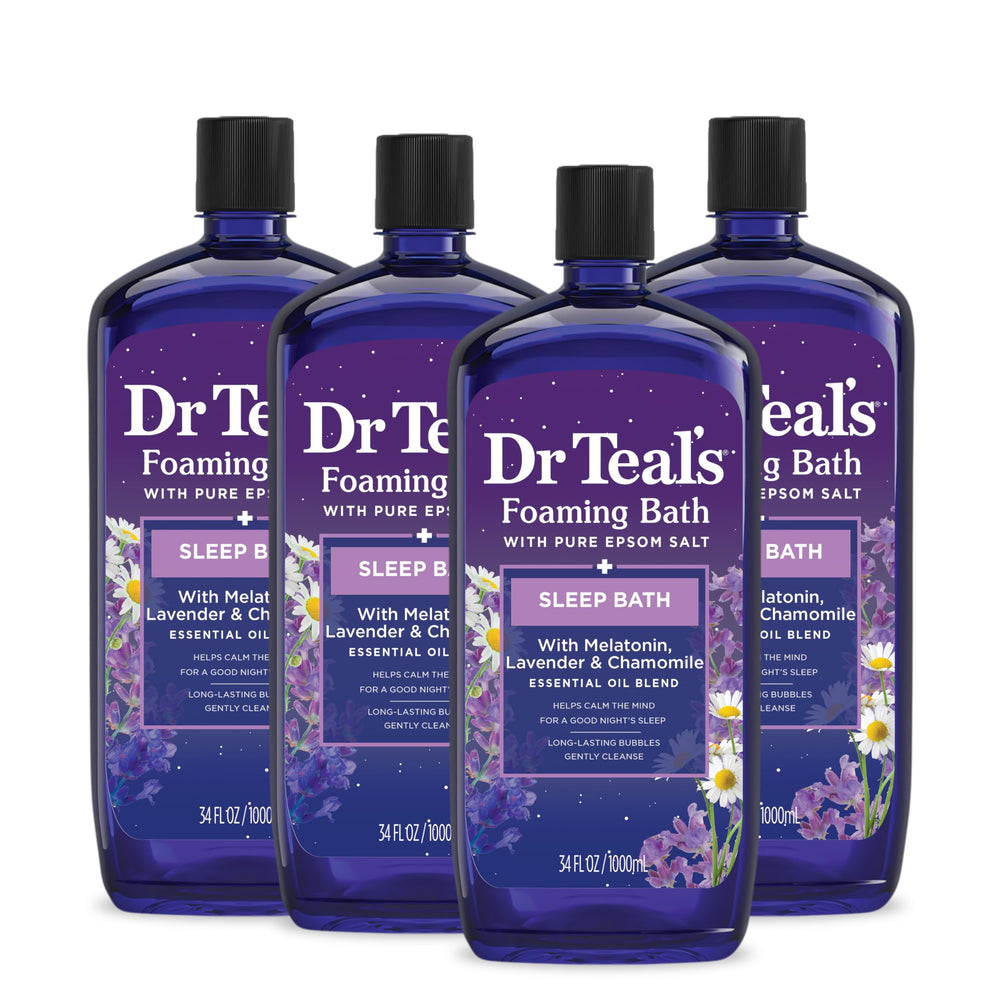 Dr Teal's botella de baño espuma lista para relajarte al final del día
