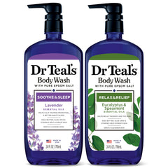 Dr Teal's botella lavanda: aroma relajante para la piel.