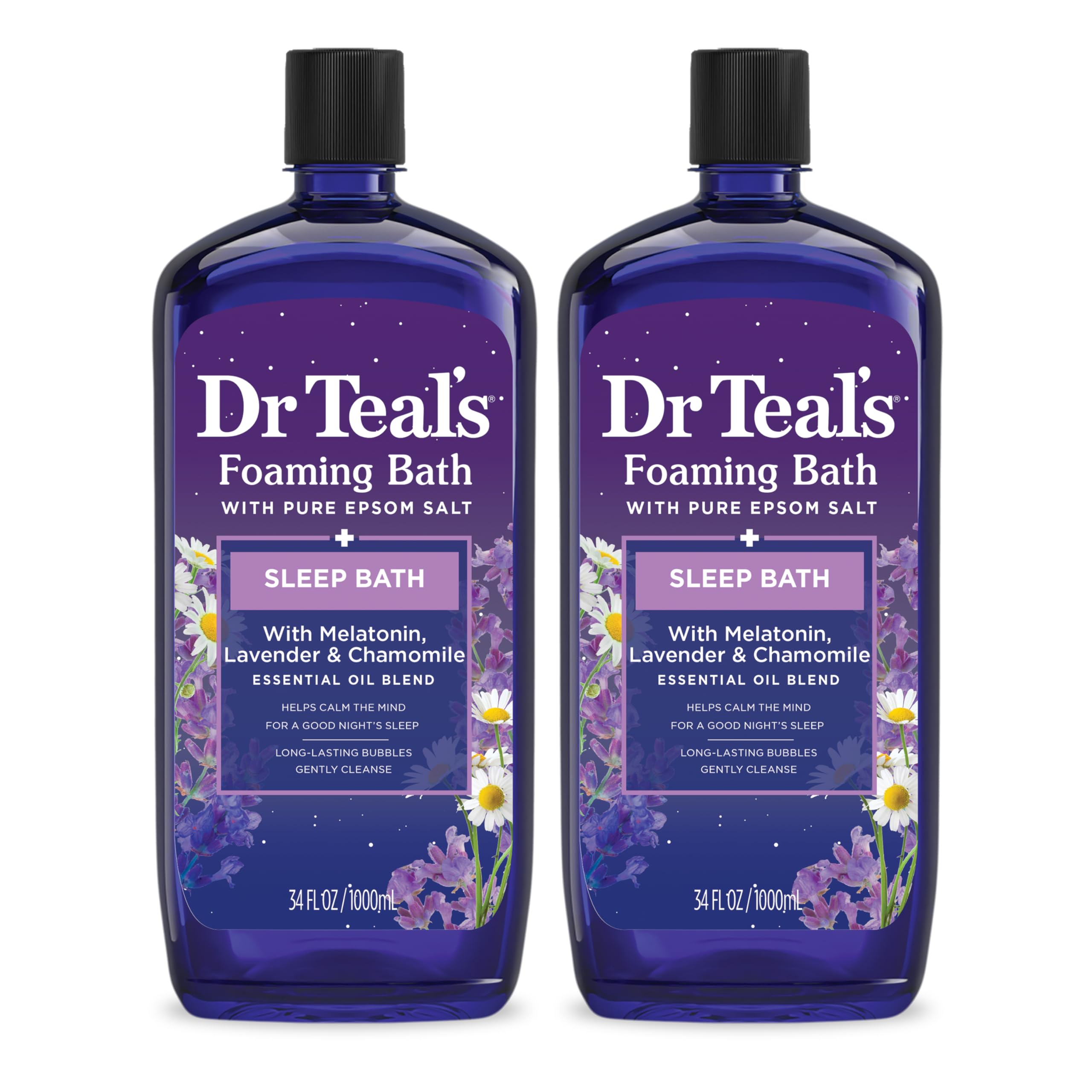 Dr Teal's botella-vertido: baño suave para terminar el día relajado.
