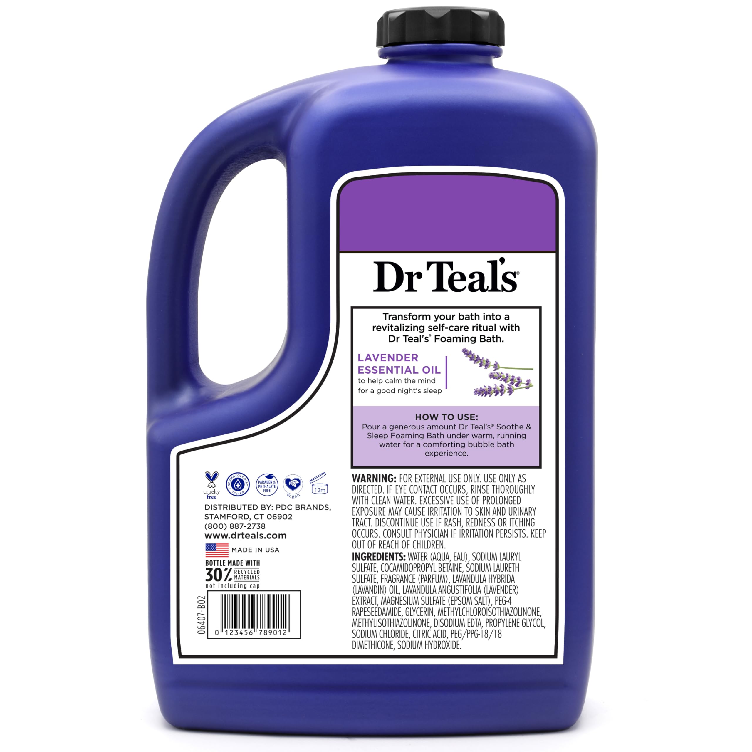 Dr Teal's cuidado de la piel durante la noche.