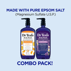 Dr Teal's Ducha cítrica con vitamina C, energía y limpieza.