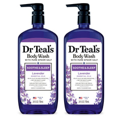 Dr Teal's ducha corporal Lavanda y sal Epsom para relajación suave