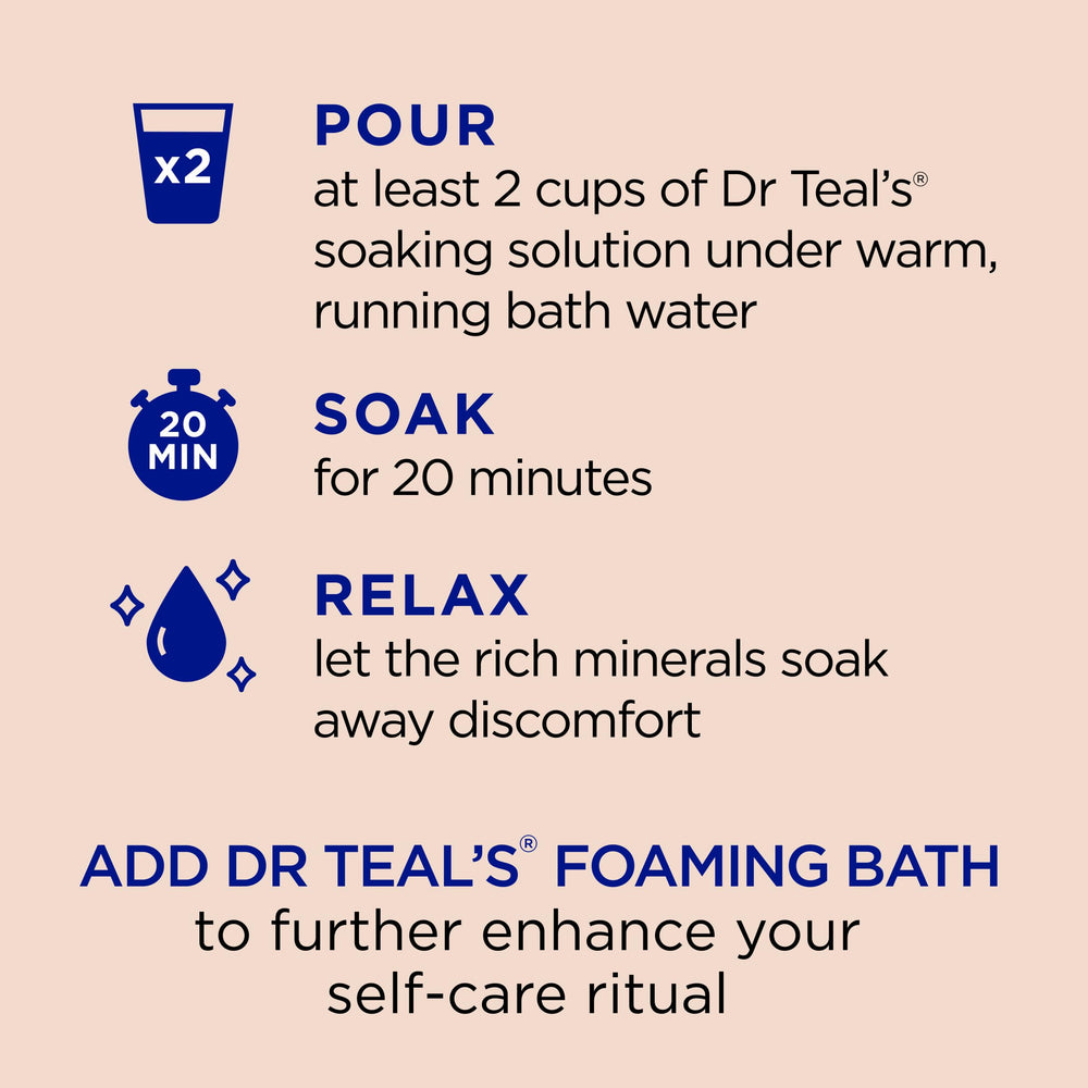 Relaxing cedarwood and orange aroma near the Dr Teal's soak