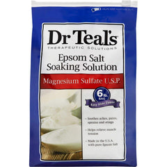 Dr Teal's Epsom Salt two-bag pack for relaxing bath and muscle relief