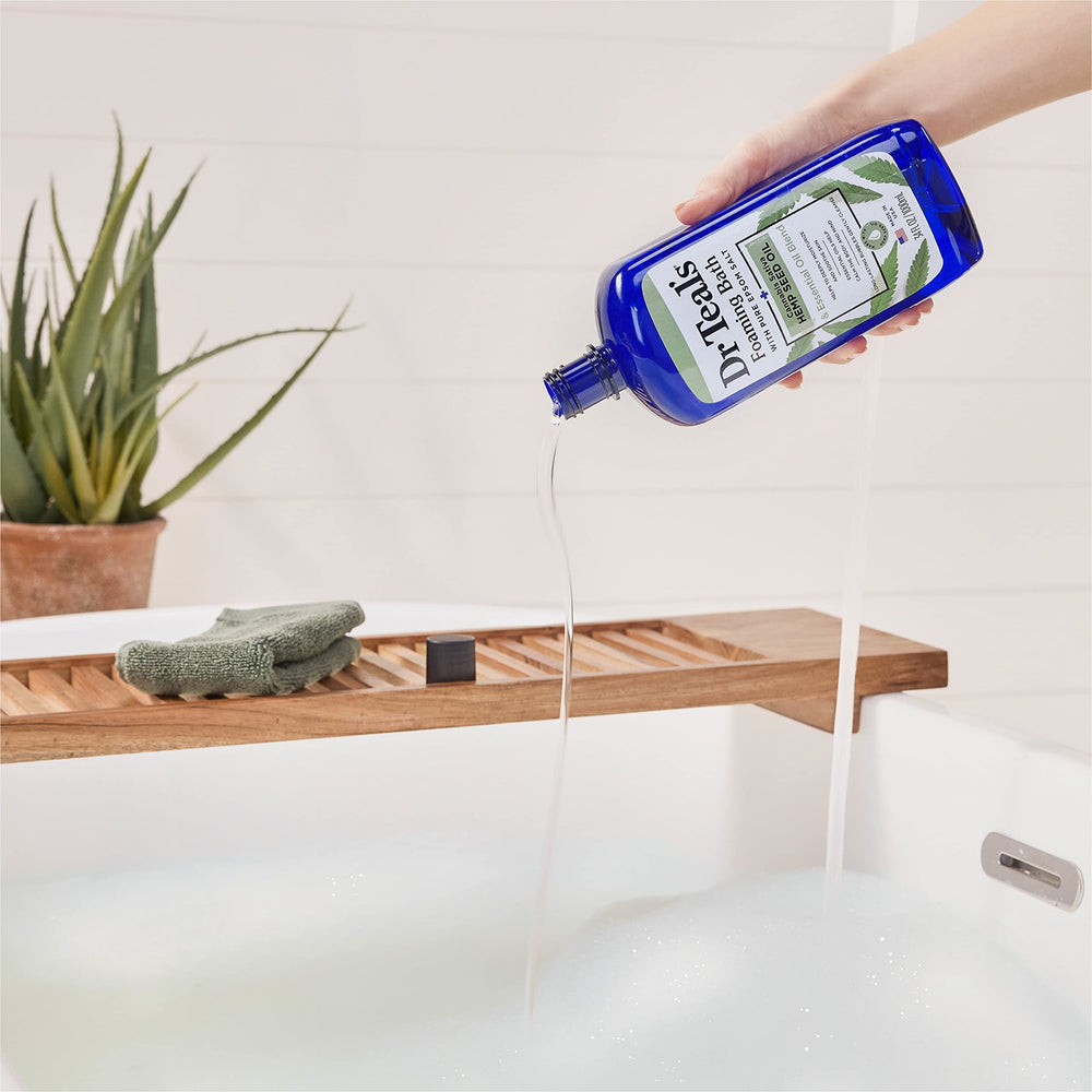 Dr Teal's Espuma suave limpia la piel con delicadeza.