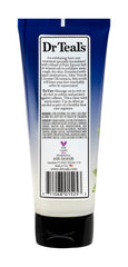 Dr Teal's exfoliante con granos visibles para suavizar piel de los pies.