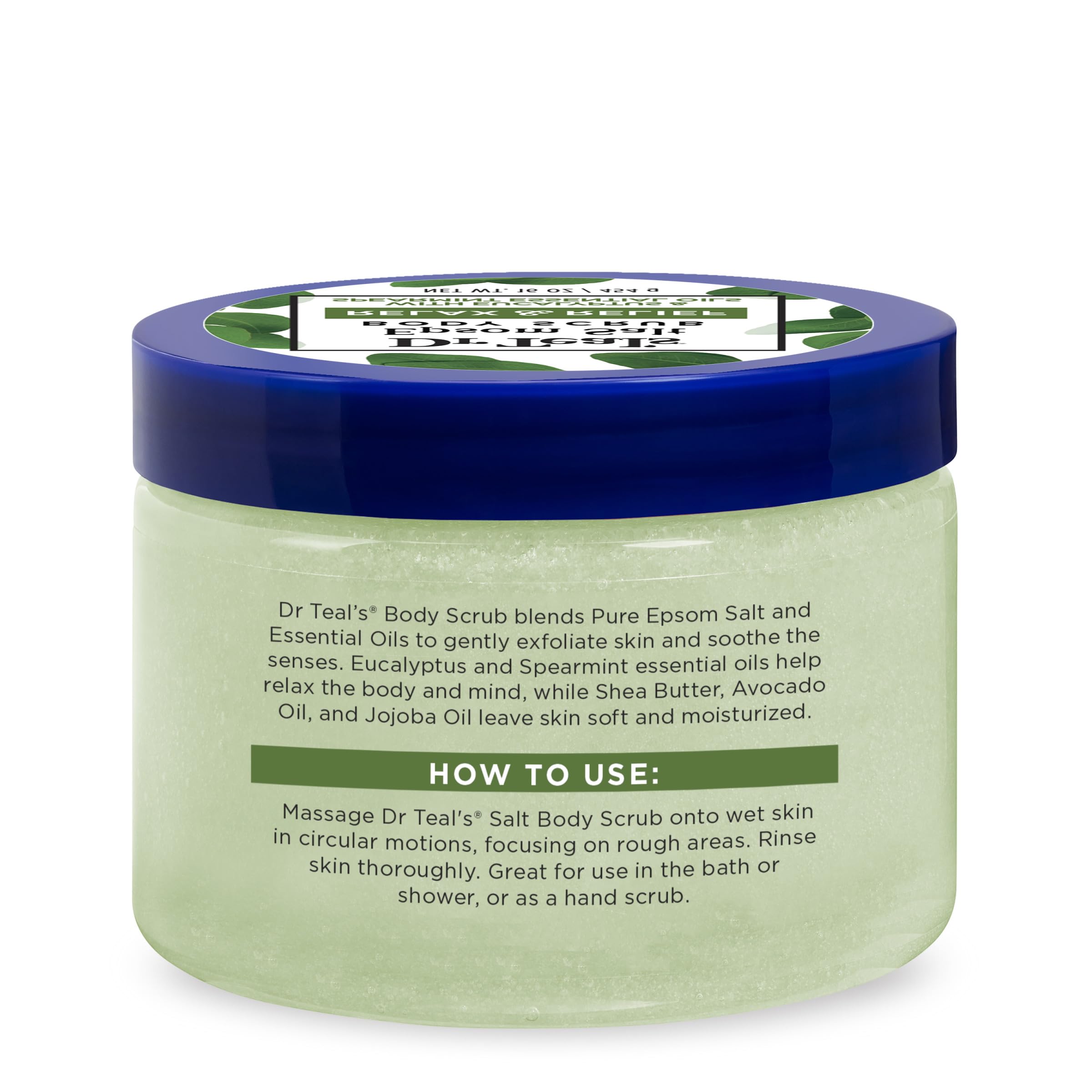 Dr Teal's exfoliante facilita un ritual de spa en casa.